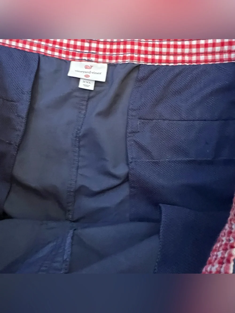 Vineyard Vines Target Men's XXL Navy Nylon Shorts Summer Outdoor Lightweight 2XL